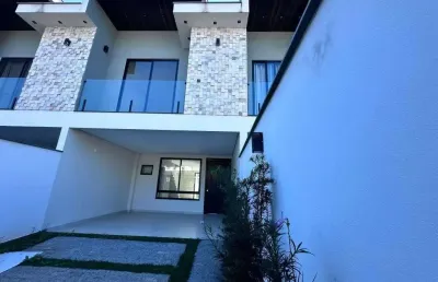 Sobrado geminado no saguaçú com 3 quartos para venda, 134 m²