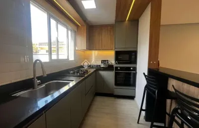 Casa em condomínio fechado com 3 quartos à venda na rua doutor tancredo neves, 160, fátima, canoas, 92 m2 por r$ 460.000