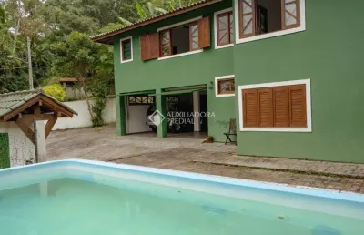 Casa com 4 quartos à venda na servidão recanto da pedra, 3, rio tavares, florianópolis, 396 m2 por r$ 1.900.000