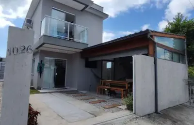 Casa com 2 quartos à venda na rua nossa senhora de fátima, 1026, campeche, florianópolis, 120 m2 por r$ 870.000