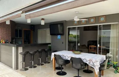 Casa sobrado quinta do golf -  3 suítes, varanda gourmet com