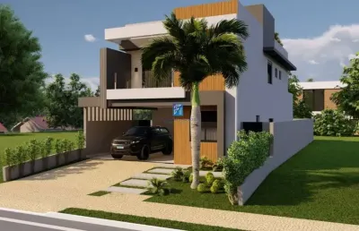 Casa sobrado à venda em condomínio buona vita ribeirão