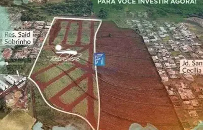 Terreno a venda com 250 m² no belvedere em bonfim paulista