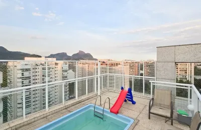 Cobertura 4 quartos para vender na barra da tijuca condominio soul península