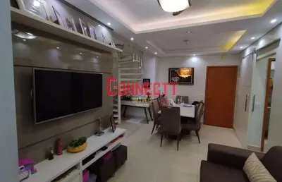 Apartamento cobertura com 3 quartos à venda, 126 m² por r$ 495.000 - ipiranga - ribeirão preto/sp