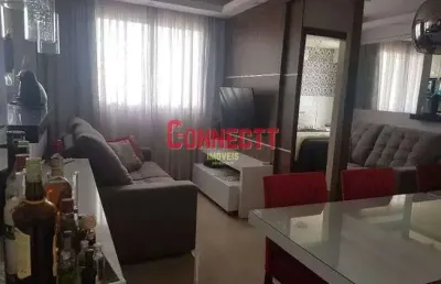 Apartamento com 2 dormitórios à venda, 48 m² por r$ 320.000 - mirante sul resort condomínio - ribei