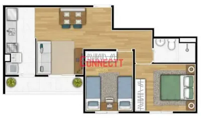 Apartamento à venda, 51 m² por r$ 210.000,00 - jardim anhangüera - ribeirão preto/sp