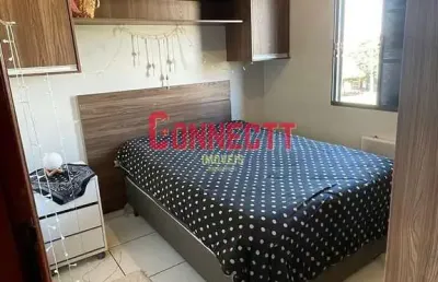 Apartamento com 2 dormitórios, sala, cozinha, banheiro e área de serviço, todo mobiliado à venda po