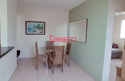 Apartamento mobiliado, com 2 dormitórios à venda, 47 m² por r$ 160.000 - ribeirânia - ribeirão pret