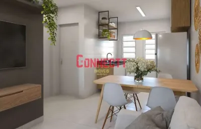 Casa com 2 dormitórios à venda, 58 m² por r$ 285.000 - parque das gaivotas - ribeirão preto/sp
