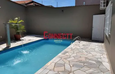 Casa 4 dormitórios, sendo 2 suítes, à venda, 450m² por r$ 915.000 - ribeirânia - ribeirão preto/sp