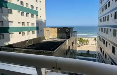 Apartamento de 126 m² com 3 suítes uma vaga vista mar praia grande  - tupi