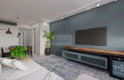 Apartamento de frente para o mar, 90 m2, 2 suítes e 1 vaga de garagem a venda no embaré.