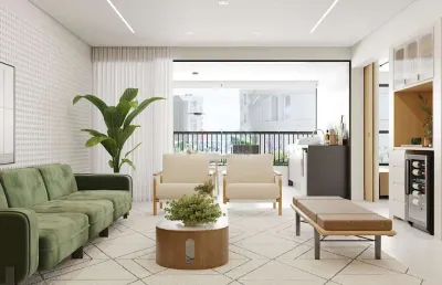 Apartamento na vila rica, 255 m², 4 quartos sendo 3 suítes, 6 banheiros e 3 vagas