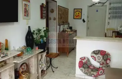 Apartamento à venda com 55m², 1 quarto, 1sala, 1 vaga e elevador no centro de são vicente