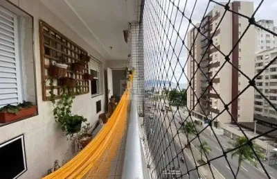 Apartamento, com 146m2, com 2 quartos, e varanda vista mar