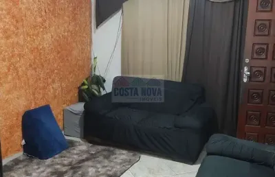 Casa em condominio a venda com 72,55m², com 2 quartos e garagem coberta em são vicente