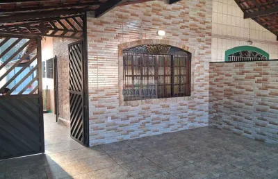 Casa com 02  quartos para locação  de  110 m²  - mirim - 400 mts da praia  - praia grande/sp