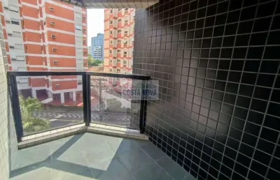 Apartamento 3 quartos (1suite) sala com varanda na ponta da praia