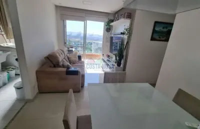 Apartamento com 62m² com varias opções de lazer com dois dormitórios e dois banheiros.