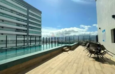 Apartamento com 2 dormitórios e 2 suites a 50 metros do mar