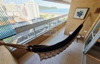 Apartamento com 2 suítes, lavabo, com vista mar, garagem privativa no bairro boqueirão.