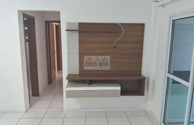 Apartamento para locação com 57m², 2 quartos sendo, 01 suítes, 1 vagas, bairro mirim - praia grande