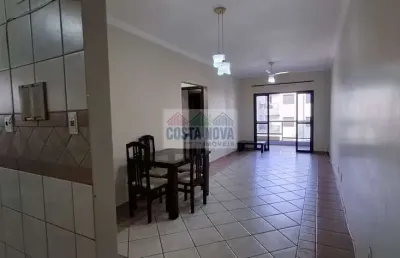 Apartamendo semi mobiliado com 2 dormitórios e a 100 metros do mar na aviação