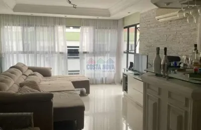 Apartamento 3 suítes no guarujá tower ? praia pitangueiras, 50m do mar , 2 vagas e lazer completo.