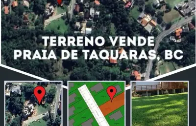 Condomínio fechado na praia de taquaras, balneário camboriú, sc. lote de 319,60 m² a 250 metros da praia.