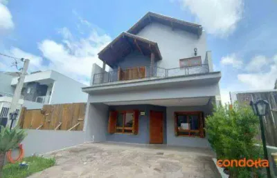 Sobrado com 3 dormitórios para alugar, 172 m² por r$ 4.779,39/mês - hípica - porto alegre/rs