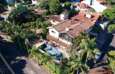 Casa com 3 dormitórios para alugar, 667 m² por r$ 11.690,00/mês - guarujá - porto alegre/rs