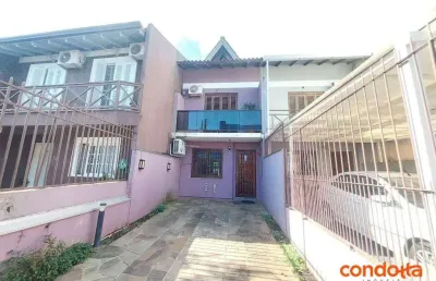 Sobrado com 2 dormitórios para alugar, 96 m² por r$ 2.843,41/mês - aberta dos morros - porto alegre/rs