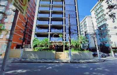 Apartamento com 3 dormitórios à venda, 219 m² por r$ 1.200.000,00 - vila matias - santos/sp