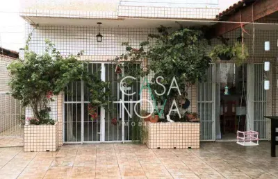 Sobrado com 3 dormitórios à venda, 202 m² por r$ 800.000,00 - maracanã - praia grande/sp
