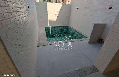 Village com 2 dormitórios à venda, 100 m² por r$ 860.000,00 - campo grande - santos/sp