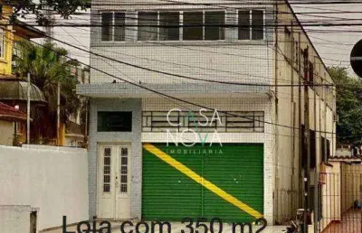 Loja comercial para locação, 550 metros quadrados - encruzilhada - santos/sp