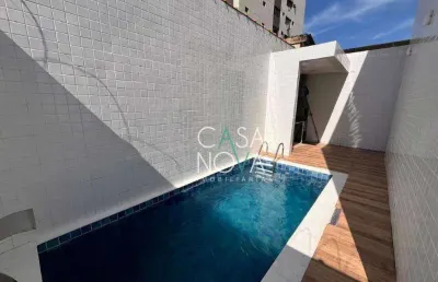 Casa com 3 dormitórios à venda, 115 m² por r$ 1.290.000,00 - embaré - santos/sp