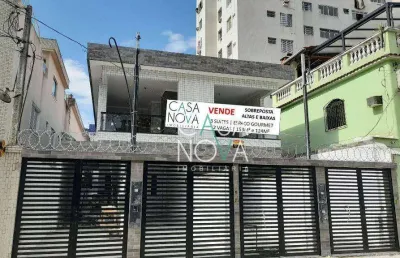 Sobrado com 3 dormitórios à venda, 153 m² por r$ 890.900,00 - campo grande - santos/sp