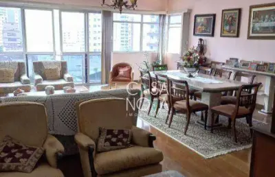 Apartamento com 4 dormitórios à venda, 186 m² por r$ 1.200.000,00 - embaré - santos/sp