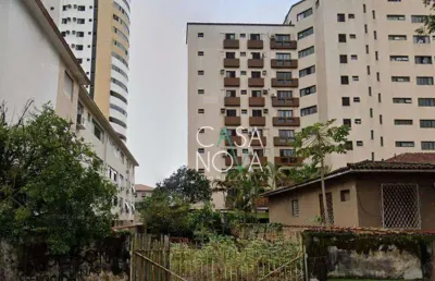 Terreno para alugar, 300 m² por r$ 8.667,00/mês - pompéia - santos/sp