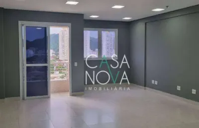 Sala para alugar, 42 m² por r$ 3.600,00/mês - encruzilhada - santos/sp