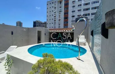 Sobrado com 3 dormitórios à venda, 200 m² por r$ 1.480.000,00 - boqueirão - santos/sp
