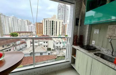 Apartamento duplex com 2 dormitórios à venda, 73 m² por r$ 950.000,00 - boqueirão - santos/sp