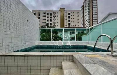 Casa com 3 dormitórios à venda, 142 m² por r$ 1.250.000,00 - campo grande - santos/sp