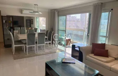 Apartamento com 3 dormitórios para alugar, 125 m² por r$ 8.000,00/mês - gonzaga - santos/sp