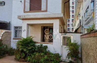 Sobrado com 3 dormitórios à venda, 202 m² por r$ 1.050.000,00 - campo grande - santos/sp