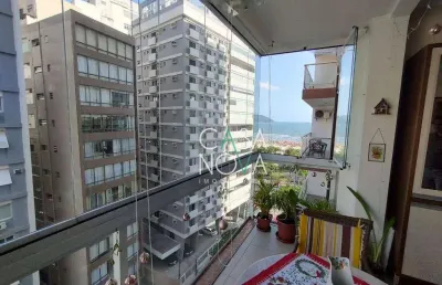 Apartamento com 2 dormitórios à venda, 89 m² por r$ 750.000,00 - gonzaga - santos/sp