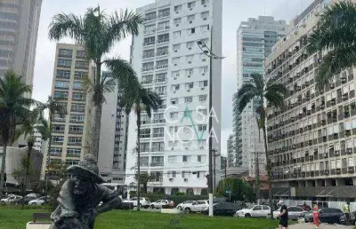 Apartamento com 3 dormitórios à venda, 140 m² por r$ 950.000,00 - ponta da praia - santos/sp
