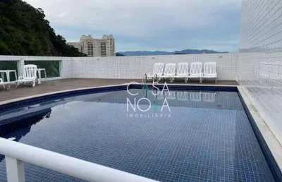 Apartamento com 2 dormitórios, 60 m² - venda por r$ 584.000,00 ou aluguel por r$ 4.200,00/mês - marapé - santos/sp